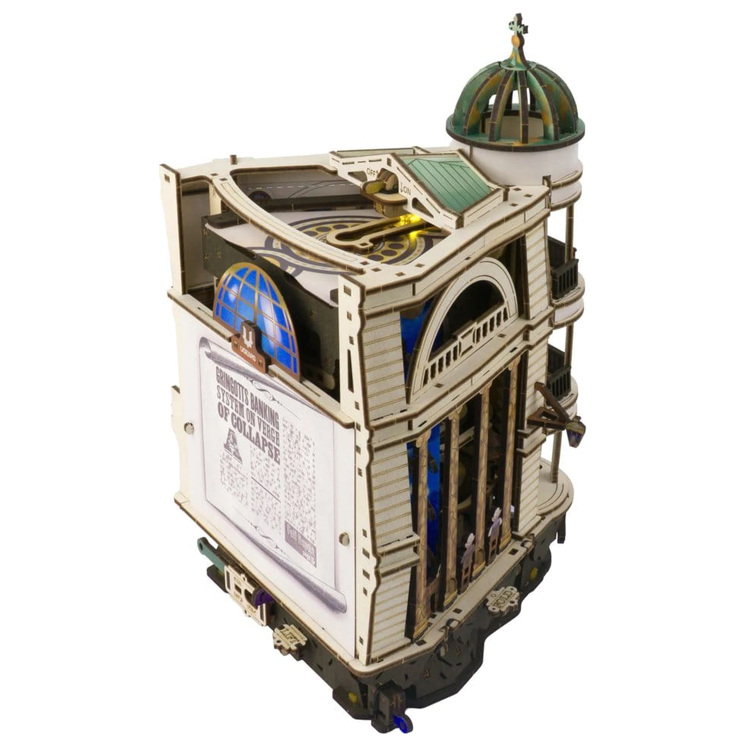 Harry Potter 3D puzzle din lemn Gringotts Bank Marble Run poza produsului