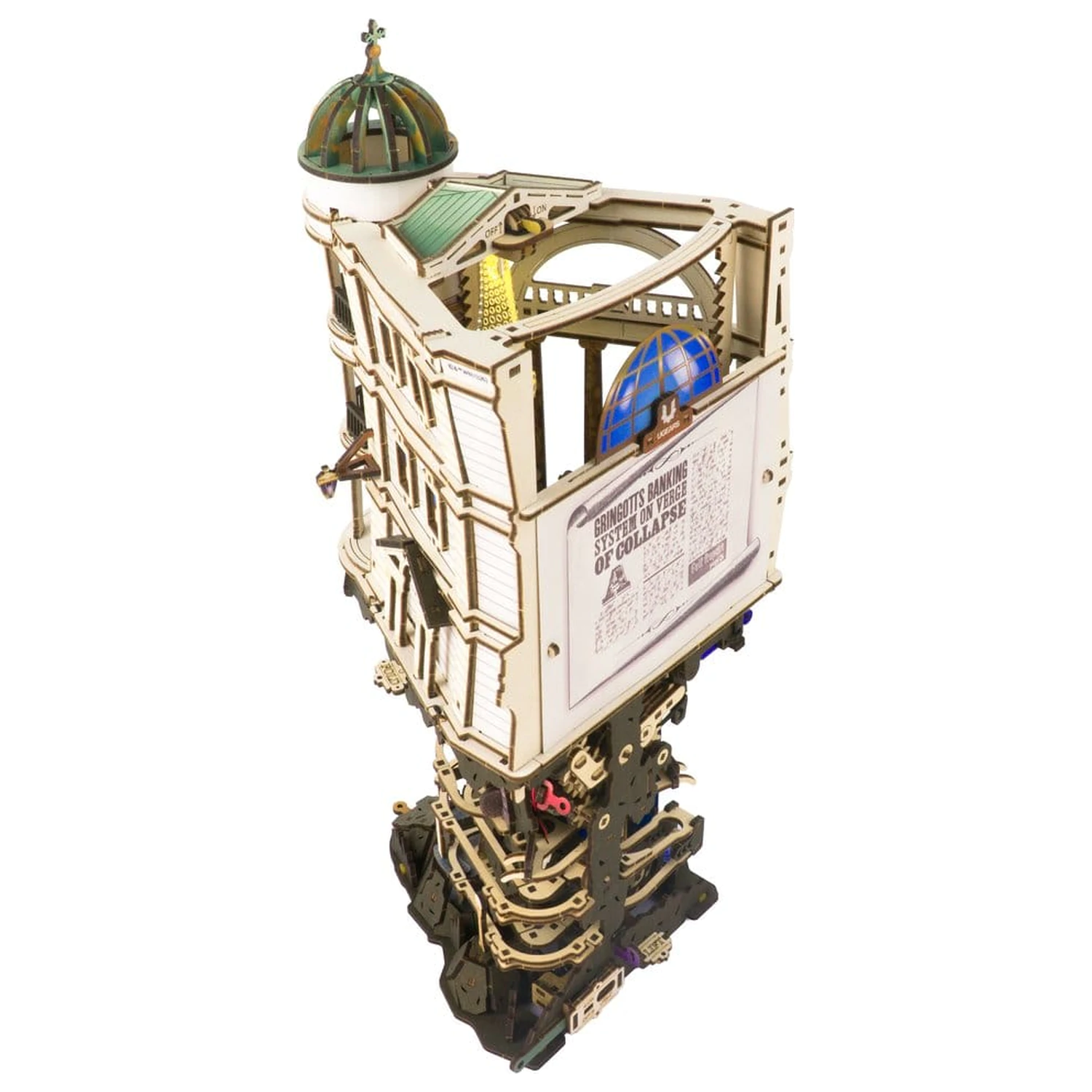 Harry Potter 3D puzzle din lemn Gringotts Bank Marble Run poza produsului
