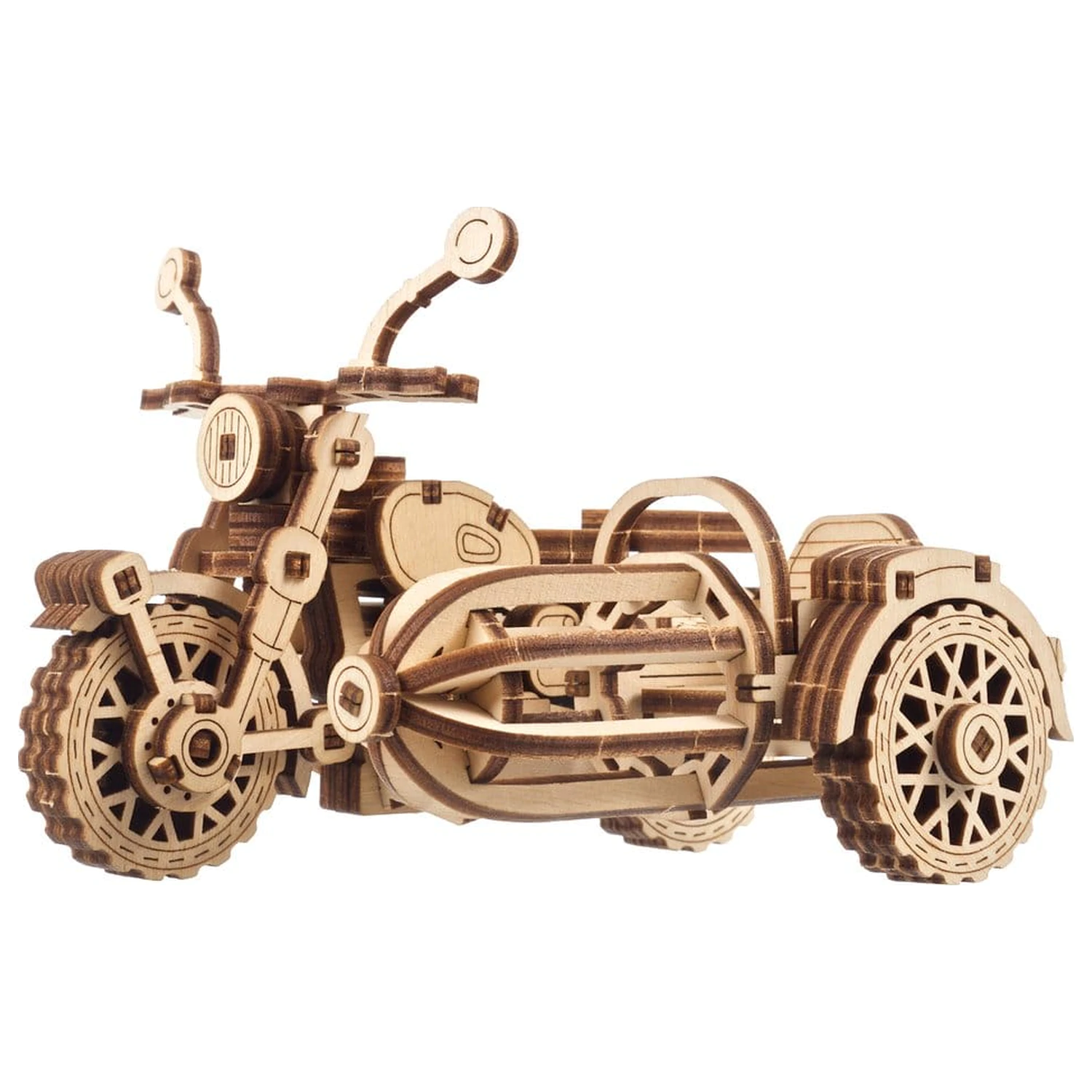 Harry Potter 3D puzzle din lemn Motocicleta Zburatoare a lui Hagrid poza produsului