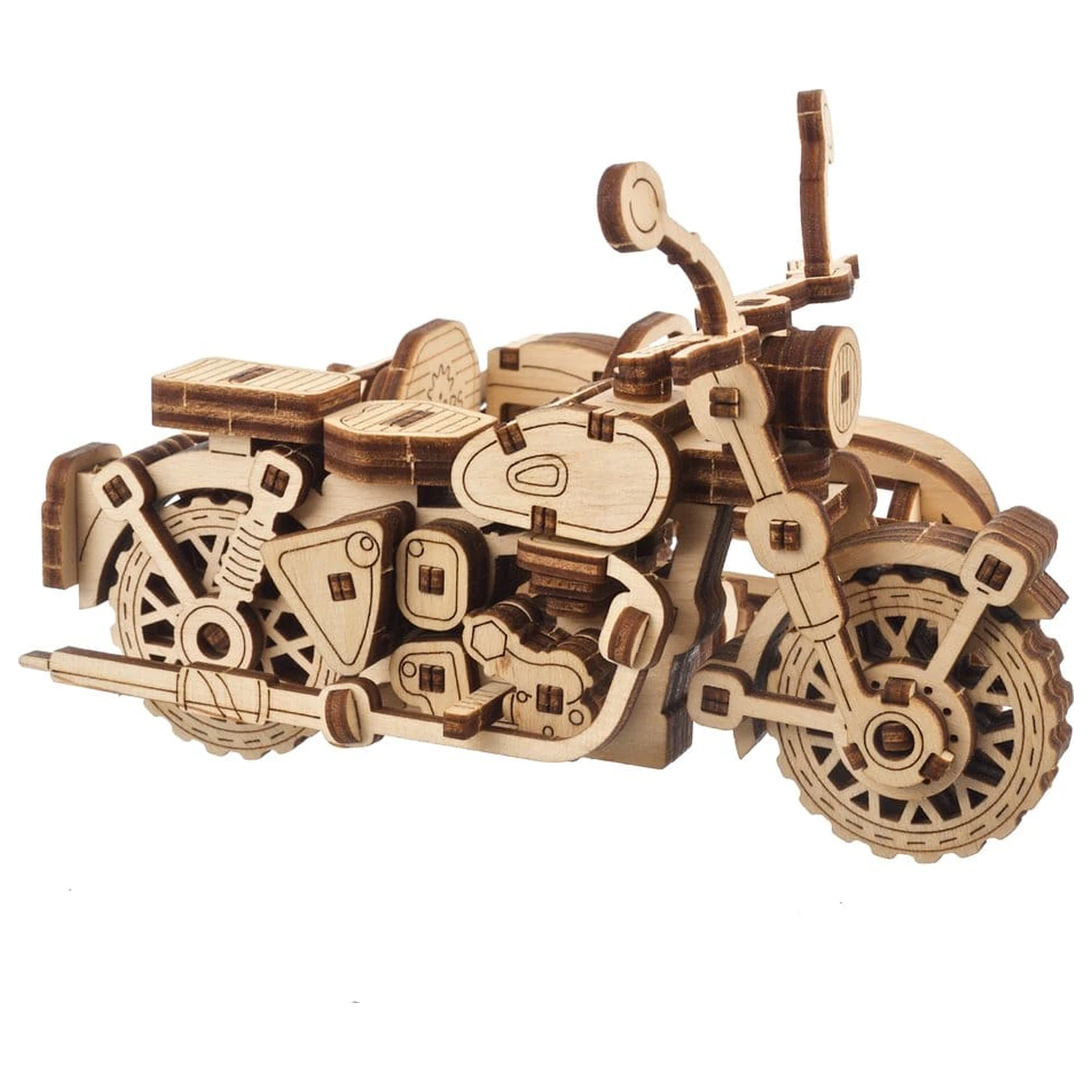 Harry Potter 3D puzzle din lemn Motocicleta Zburatoare a lui Hagrid poza produsului