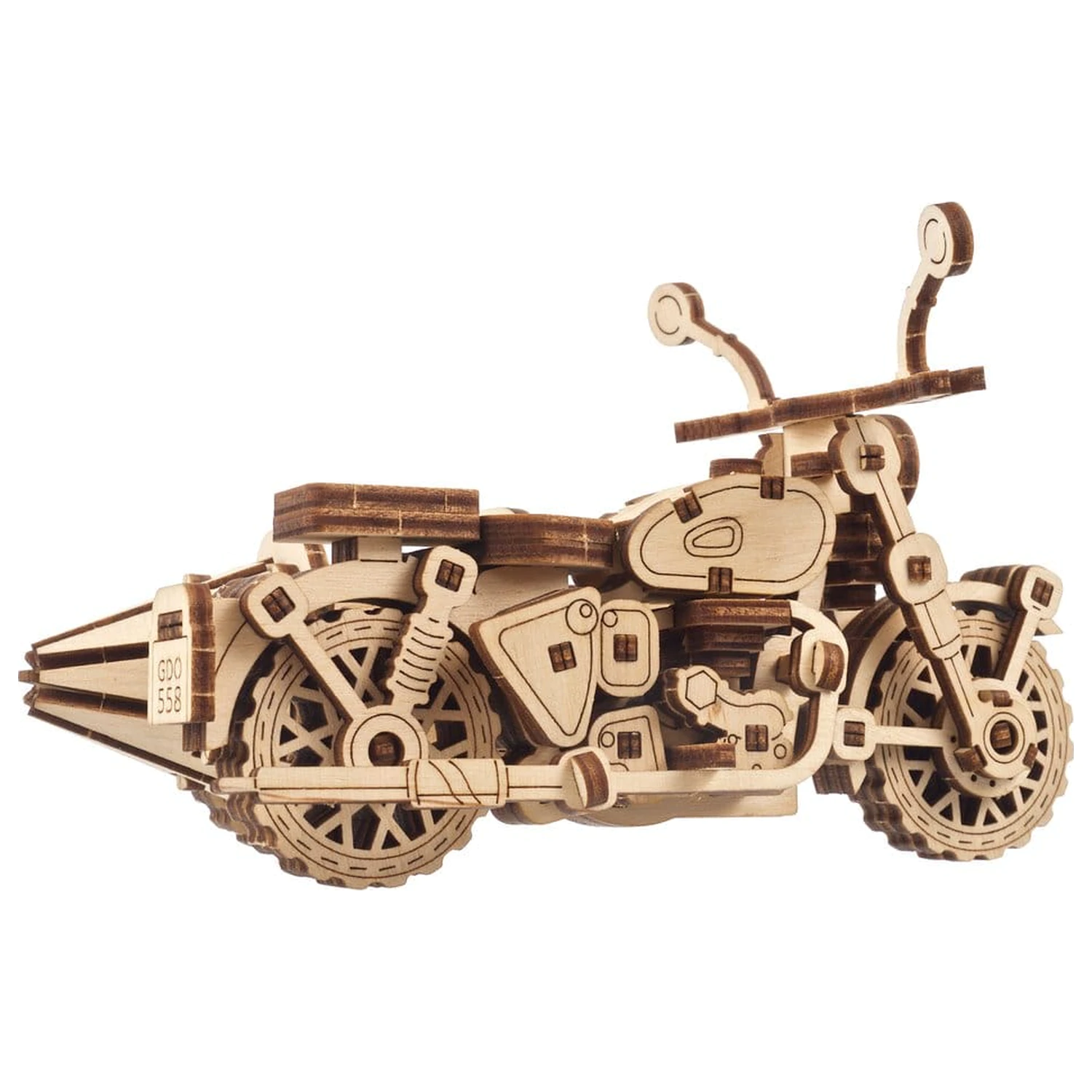 Harry Potter 3D puzzle din lemn Motocicleta Zburatoare a lui Hagrid poza produsului