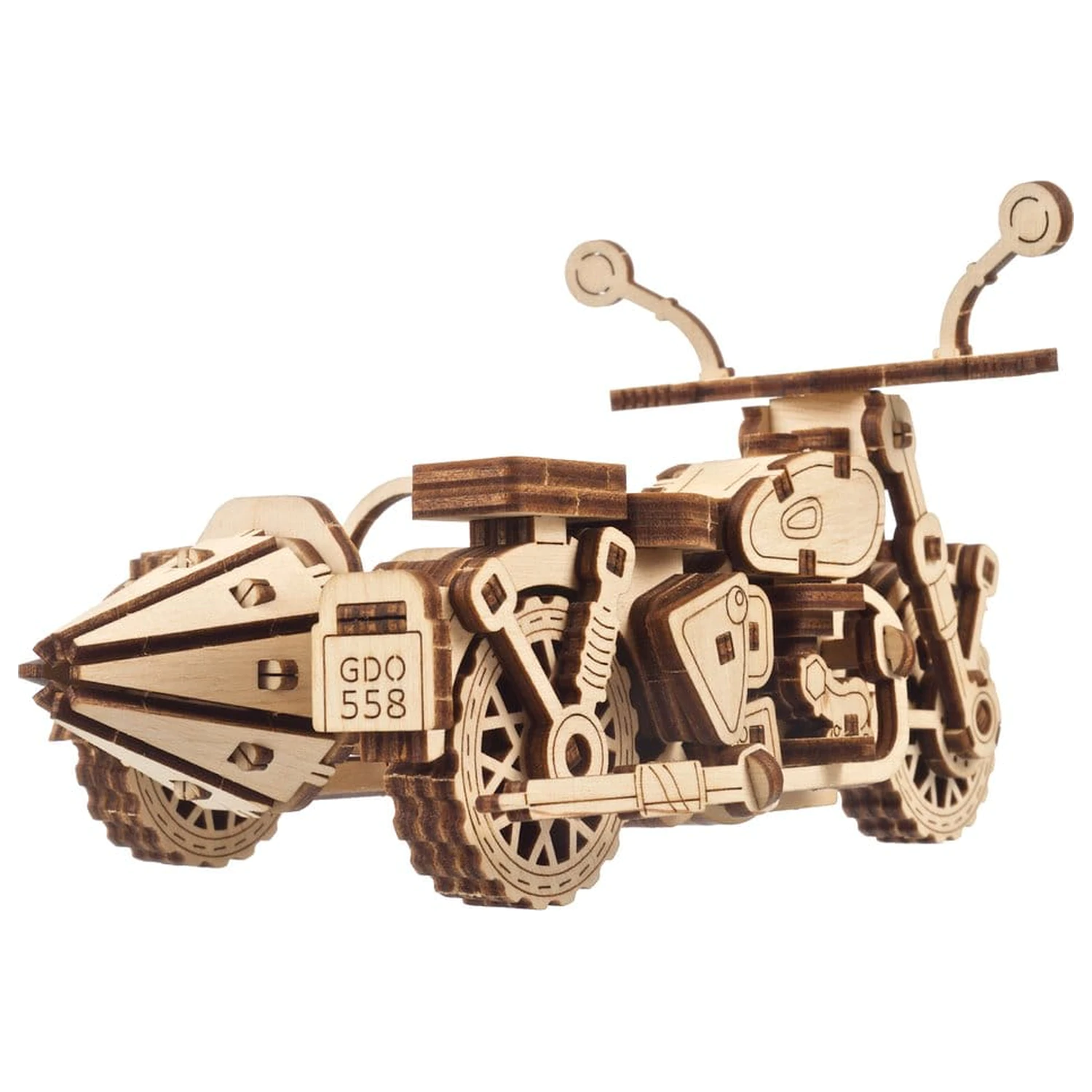 Harry Potter 3D puzzle din lemn Motocicleta Zburatoare a lui Hagrid poza produsului