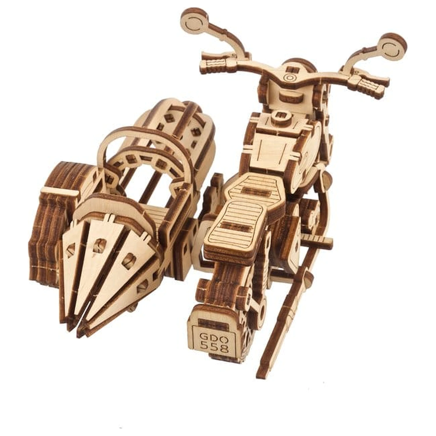 Harry Potter 3D puzzle din lemn Motocicleta Zburatoare a lui Hagrid poza produsului