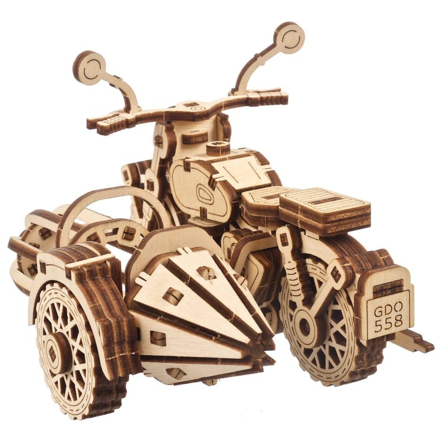 Harry Potter 3D puzzle din lemn Motocicleta Zburatoare a lui Hagrid poza produsului