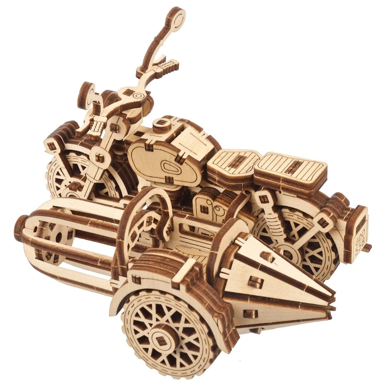 Harry Potter 3D puzzle din lemn Motocicleta Zburatoare a lui Hagrid poza produsului