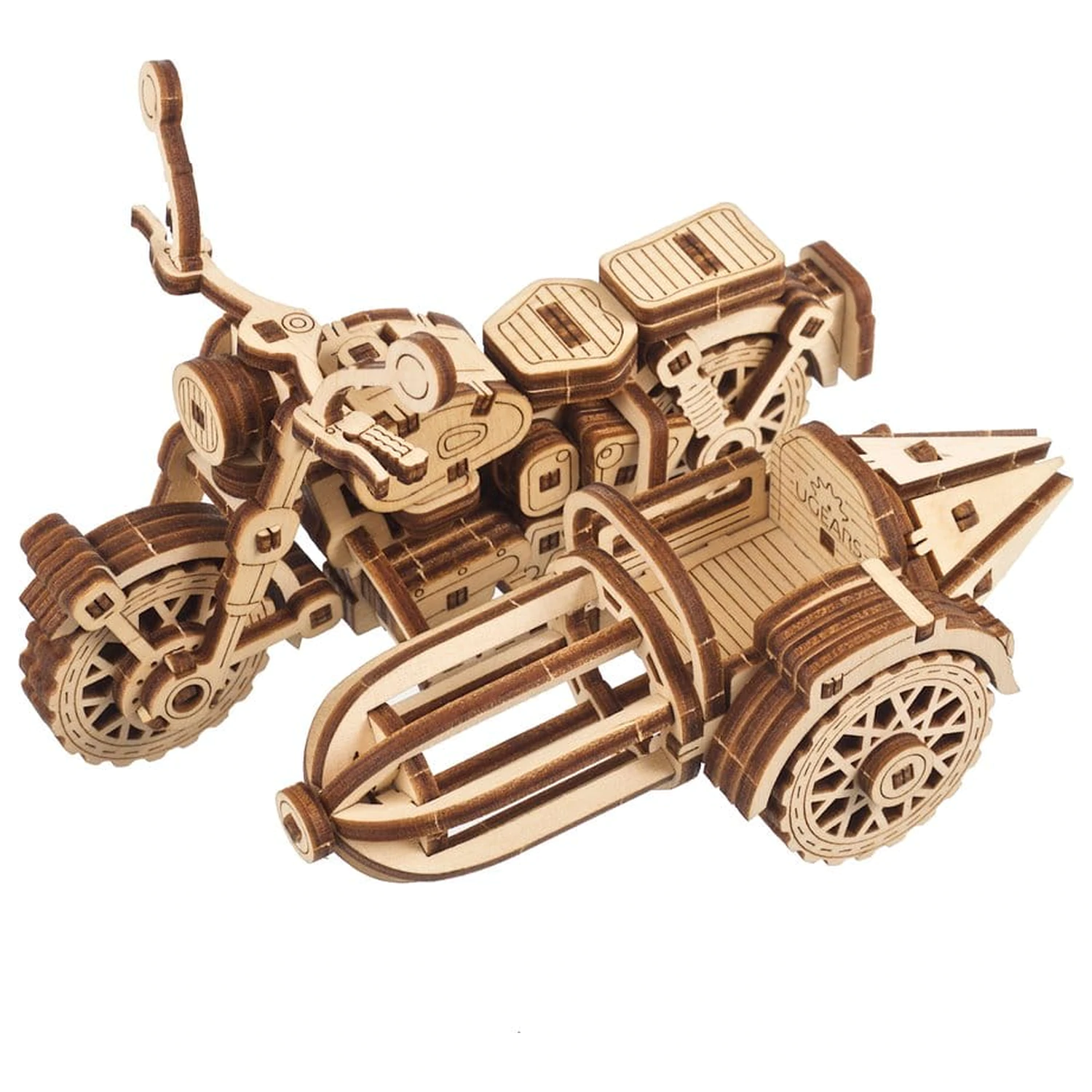 Harry Potter 3D puzzle din lemn Motocicleta Zburatoare a lui Hagrid poza produsului