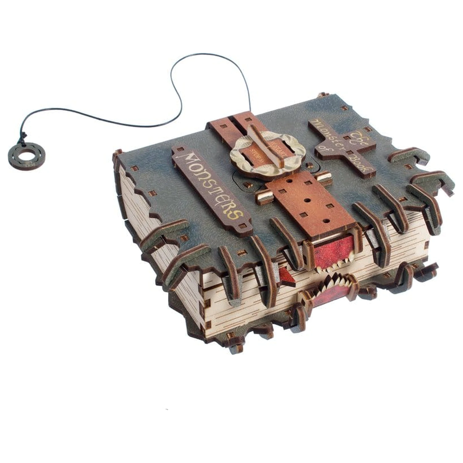 Harry Potter 3D puzzle din lemn The Monster Book of Monsters poza produsului