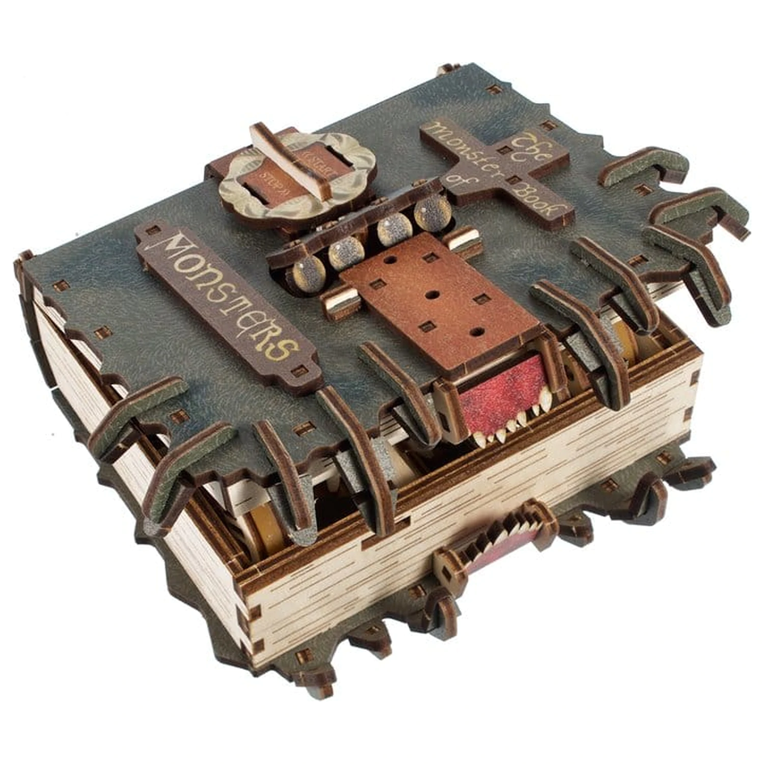 Harry Potter 3D puzzle din lemn The Monster Book of Monsters poza produsului