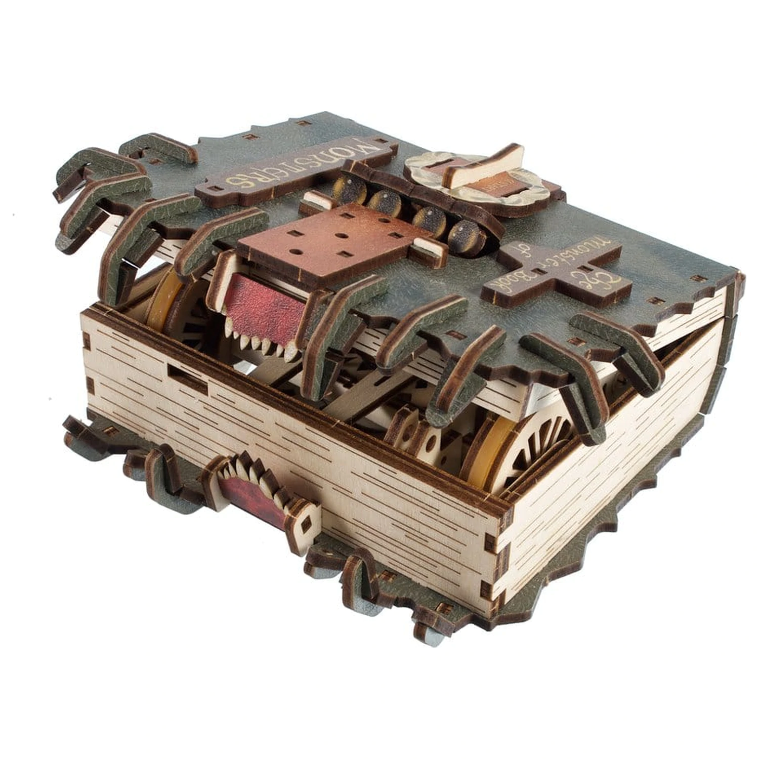 Harry Potter 3D puzzle din lemn The Monster Book of Monsters poza produsului