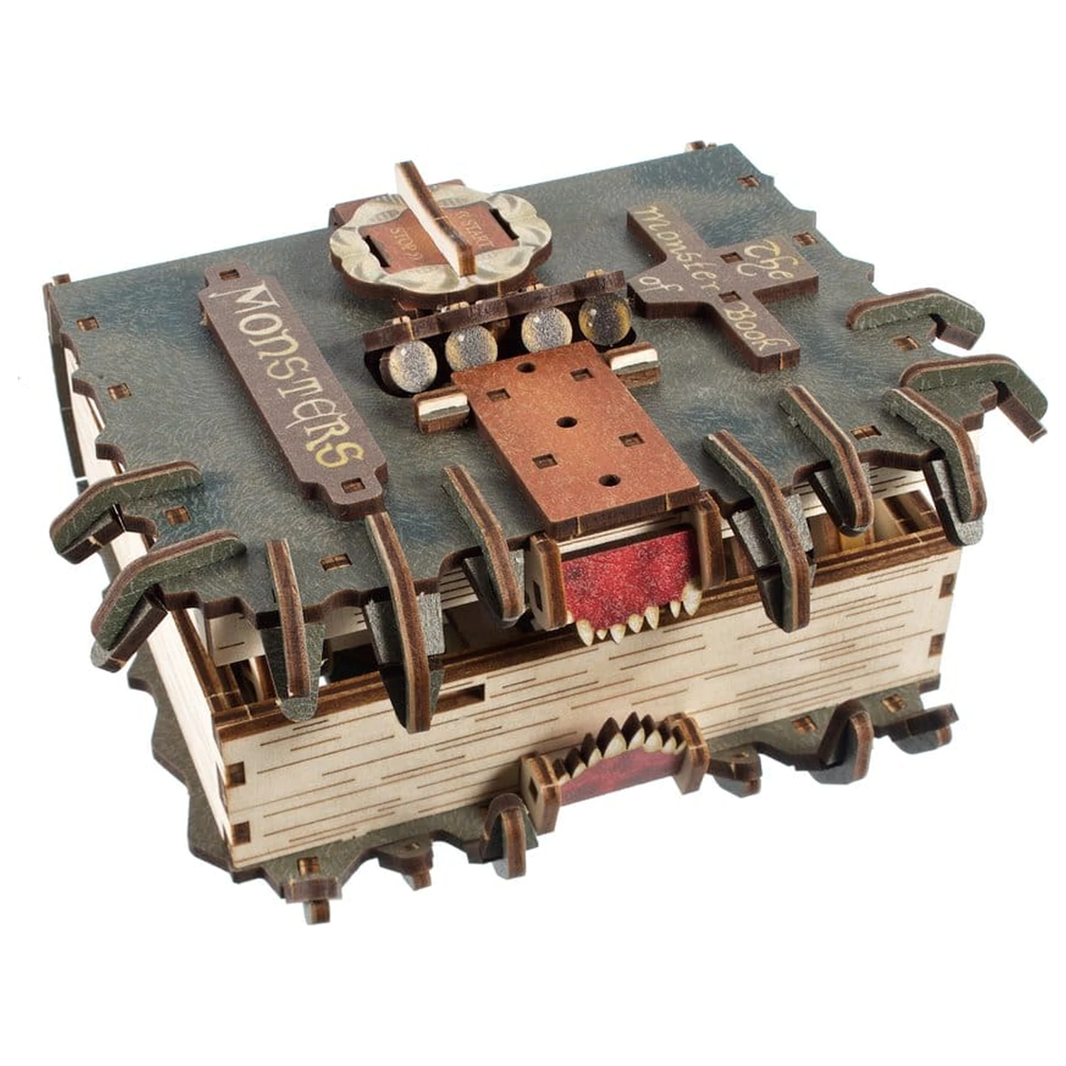 Harry Potter 3D puzzle din lemn The Monster Book of Monsters poza produsului
