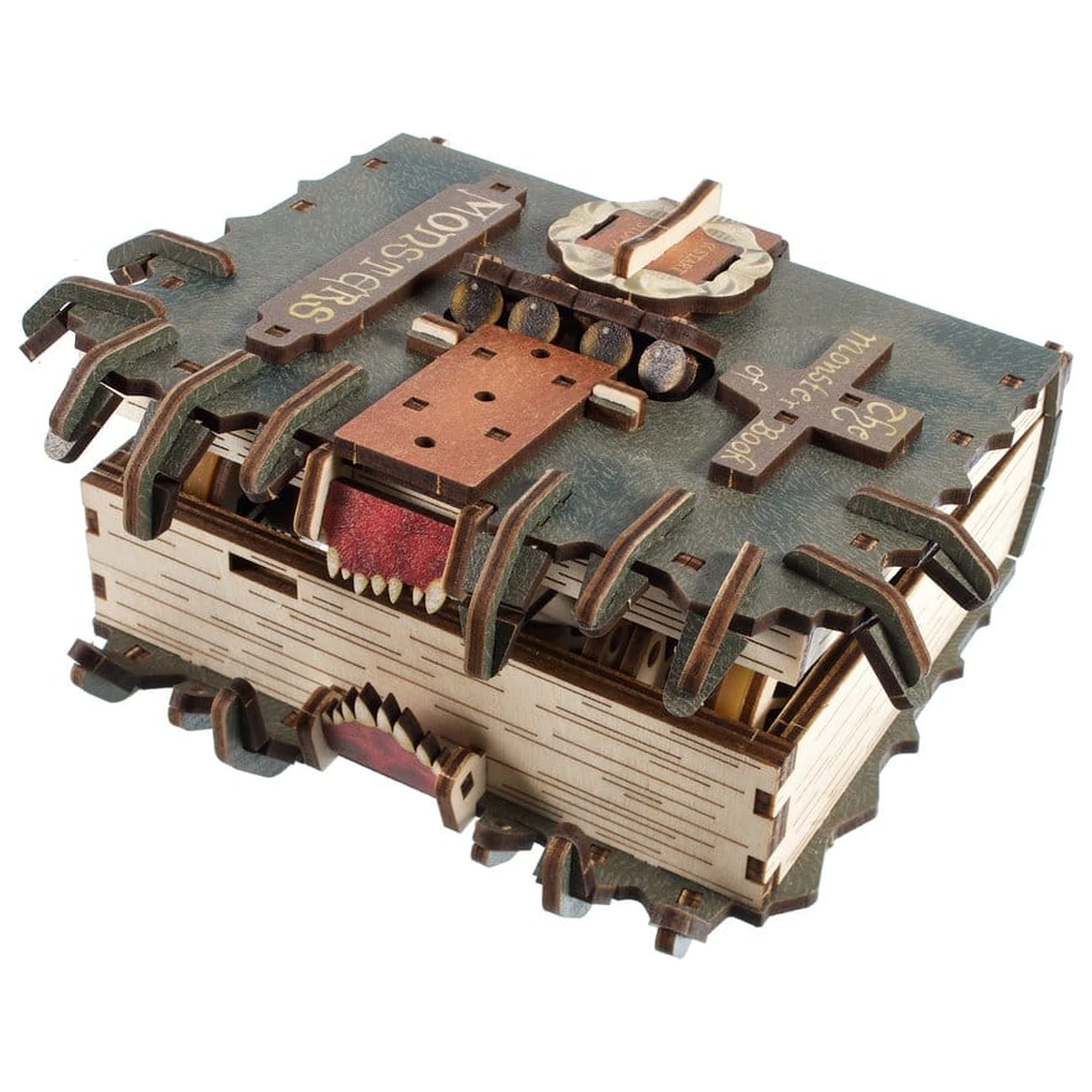 Harry Potter 3D puzzle din lemn The Monster Book of Monsters poza produsului