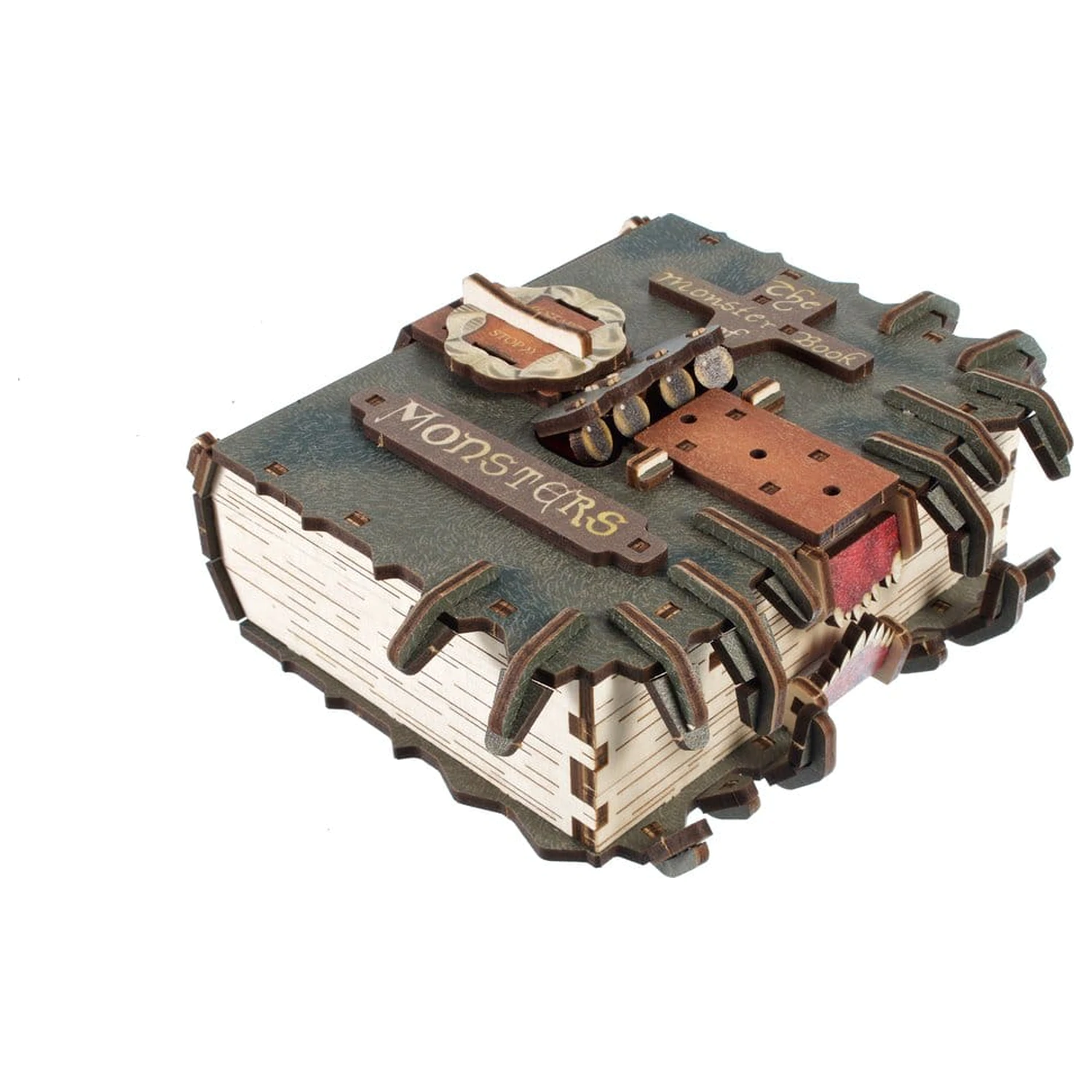 Harry Potter 3D puzzle din lemn The Monster Book of Monsters poza produsului