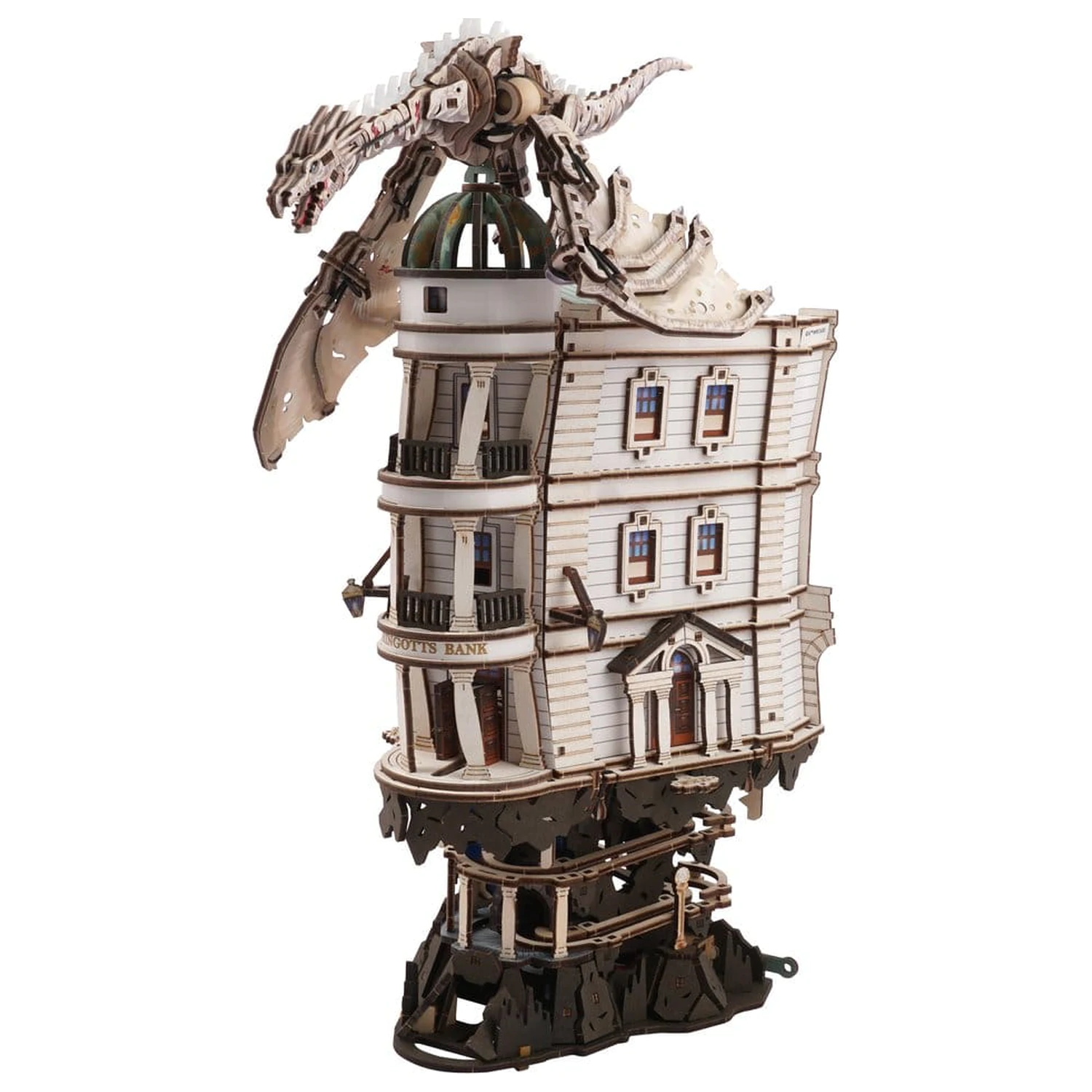 Harry Potter Puzzle din lemn 3D Ukrainian Ironbelly Dragon poza produsului