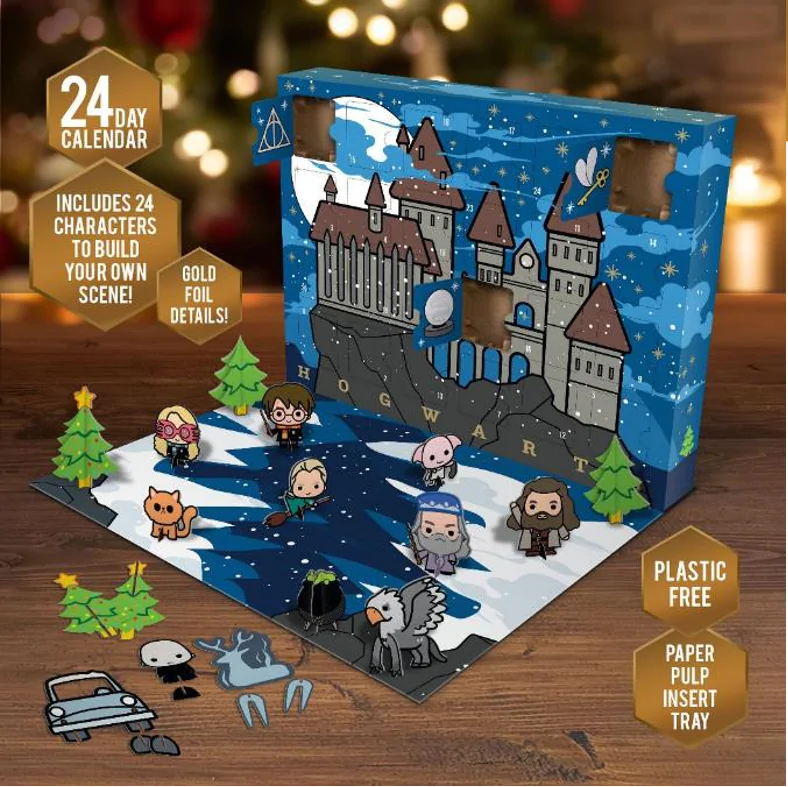 HARRY POTTER Puzzle 3D Calendar Advent poza produsului