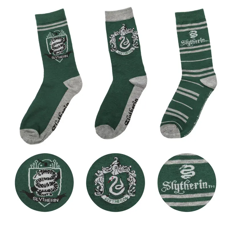 Harry Potter Șosete 3-Pack Slytherin poza produsului