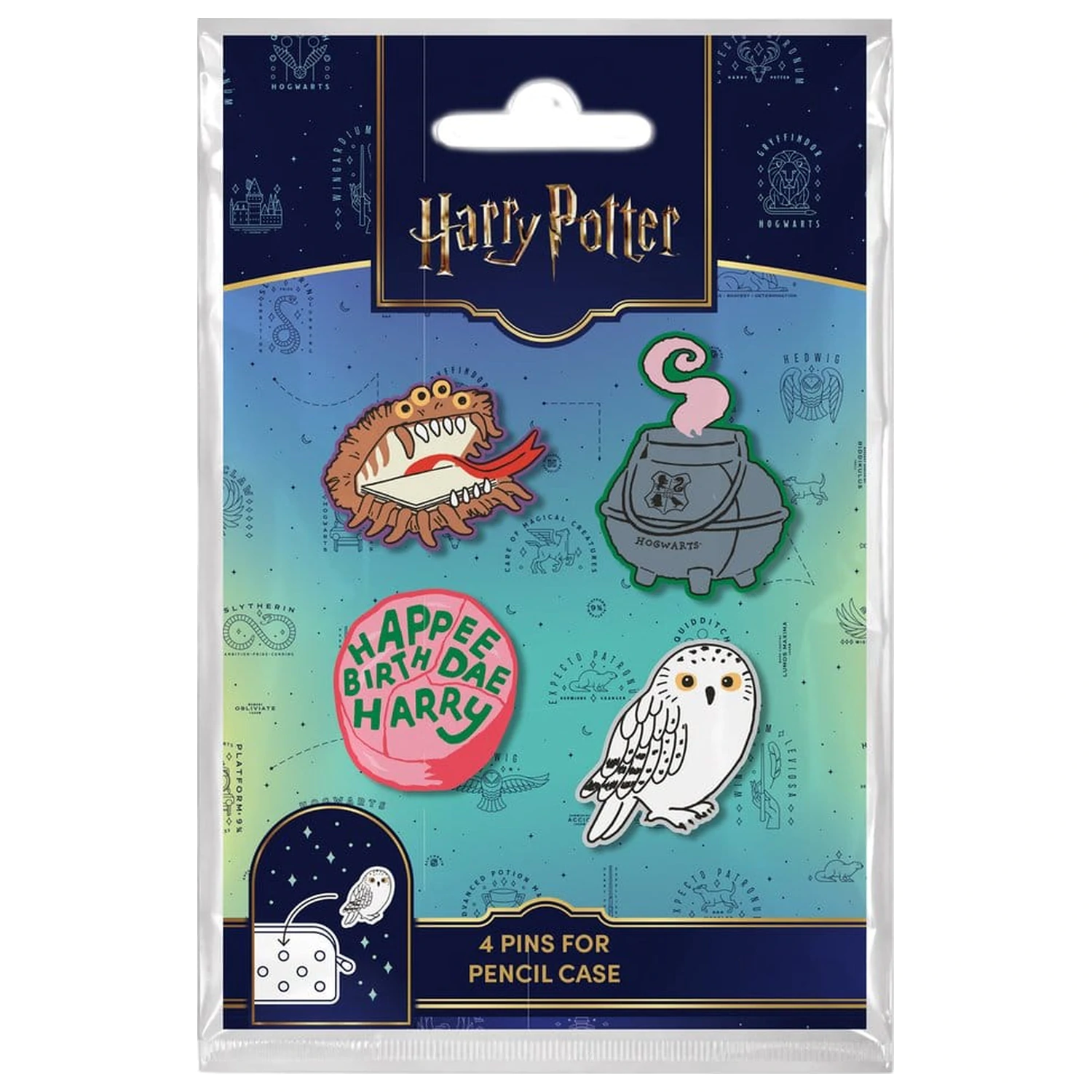 Harry Potter Pin Badges Set de 4 piese poza produsului