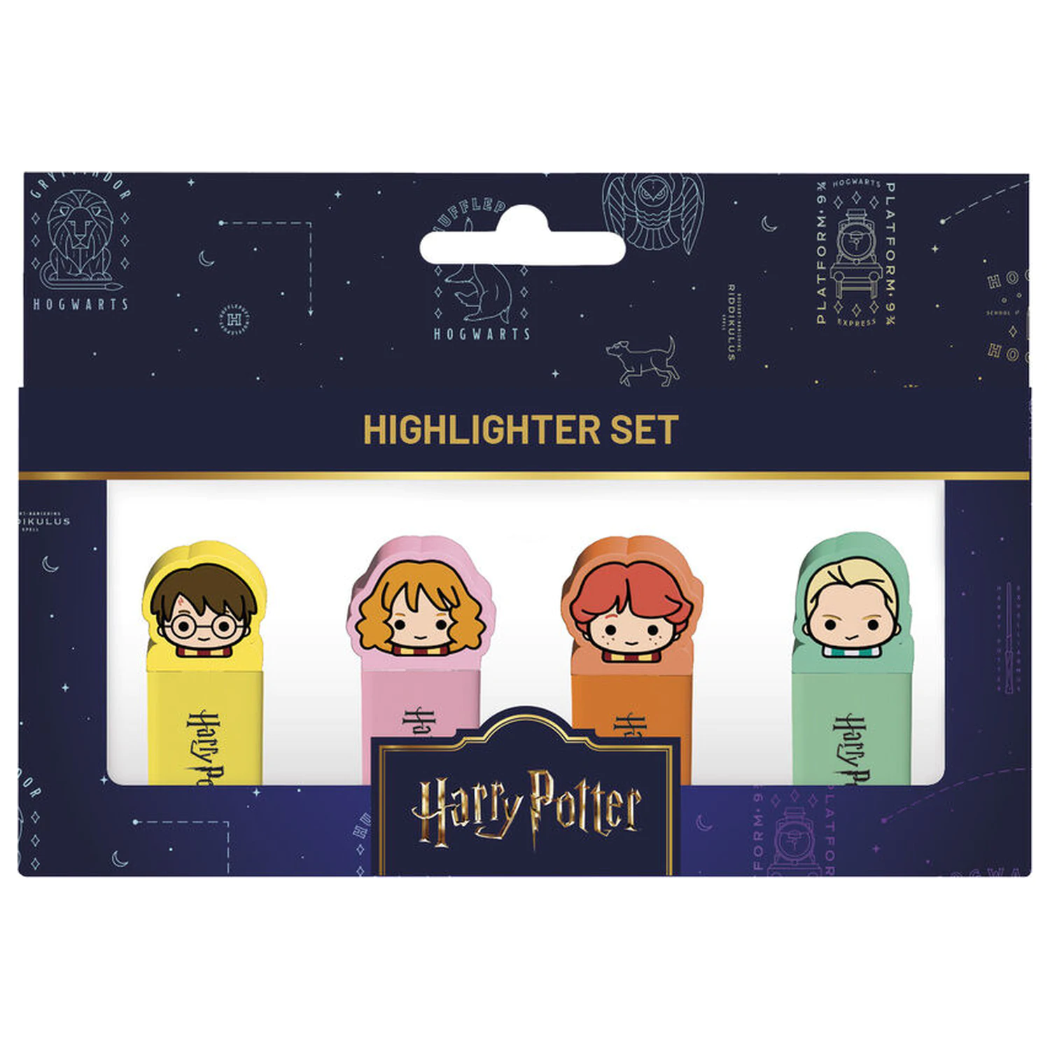 Harry Potter set de 4 markere cu varf poza produsului