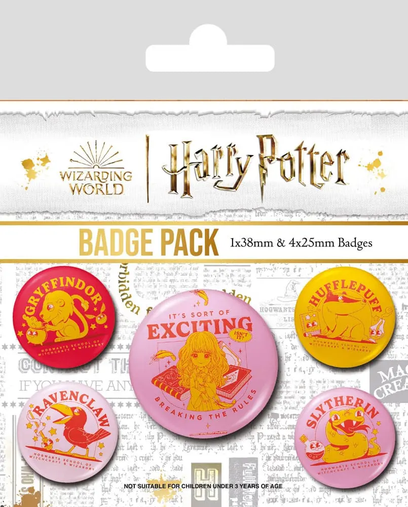 Harry Potter Pin-Back Butoane set de 5 Witty Witchcraft poza produsului