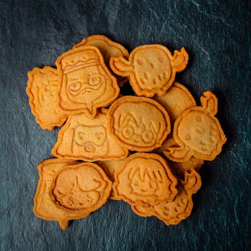 Harry Potter Cookie Cutter / Ștampilă pentru biscuiți Set de 6 Kawaii poza produsului