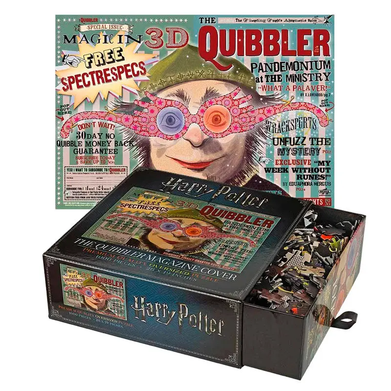 Harry Potter Puzzle The Quibbler Magazine Cover poza produsului
