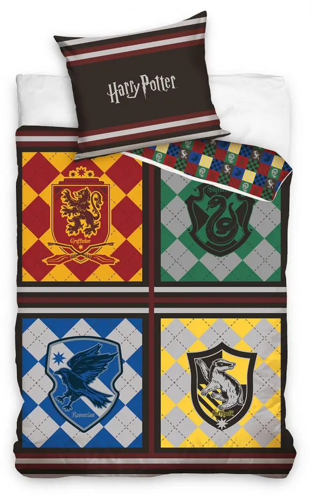 Harry Potter Set Husa de Plapuma, 140x200cm, 70x90cm poza produsului