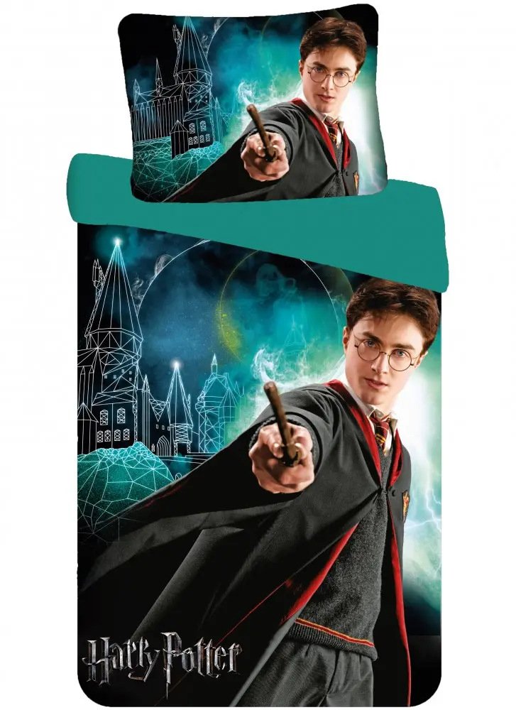 Harry Potter Husa de pilota 140x200cm, Fata de perna 70x90cm poza produsului