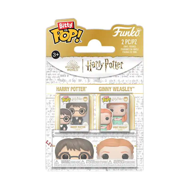 Harry Potter Bitty Funko POP! Figurina de vinil pachet de 2 Harry & Ginny poza produsului