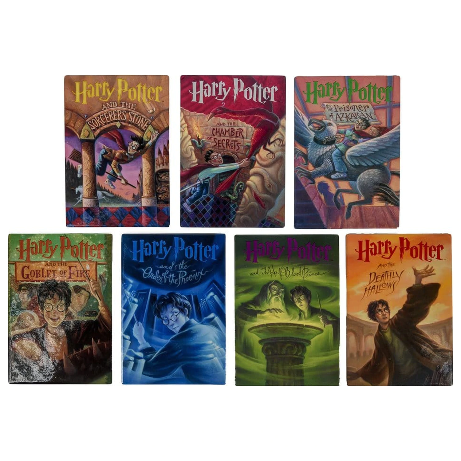Harry Potter Coasters Book Inspired (Set de 7 bucăți) poza produsului