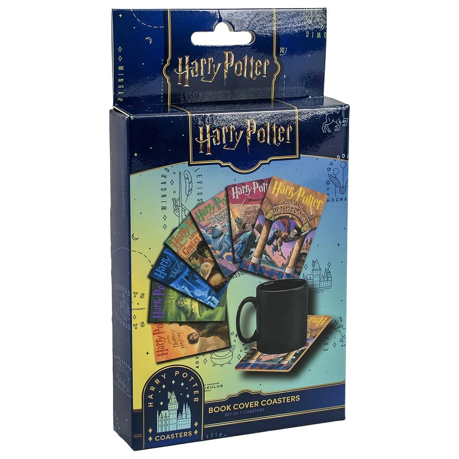 Harry Potter Coasters Book Inspired (Set de 7 bucăți) poza produsului