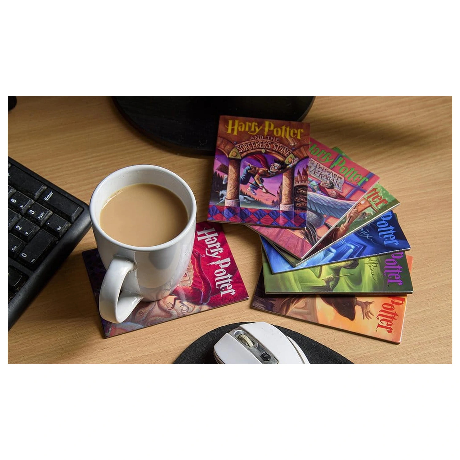 Harry Potter Coasters Book Inspired (Set de 7 bucăți) poza produsului