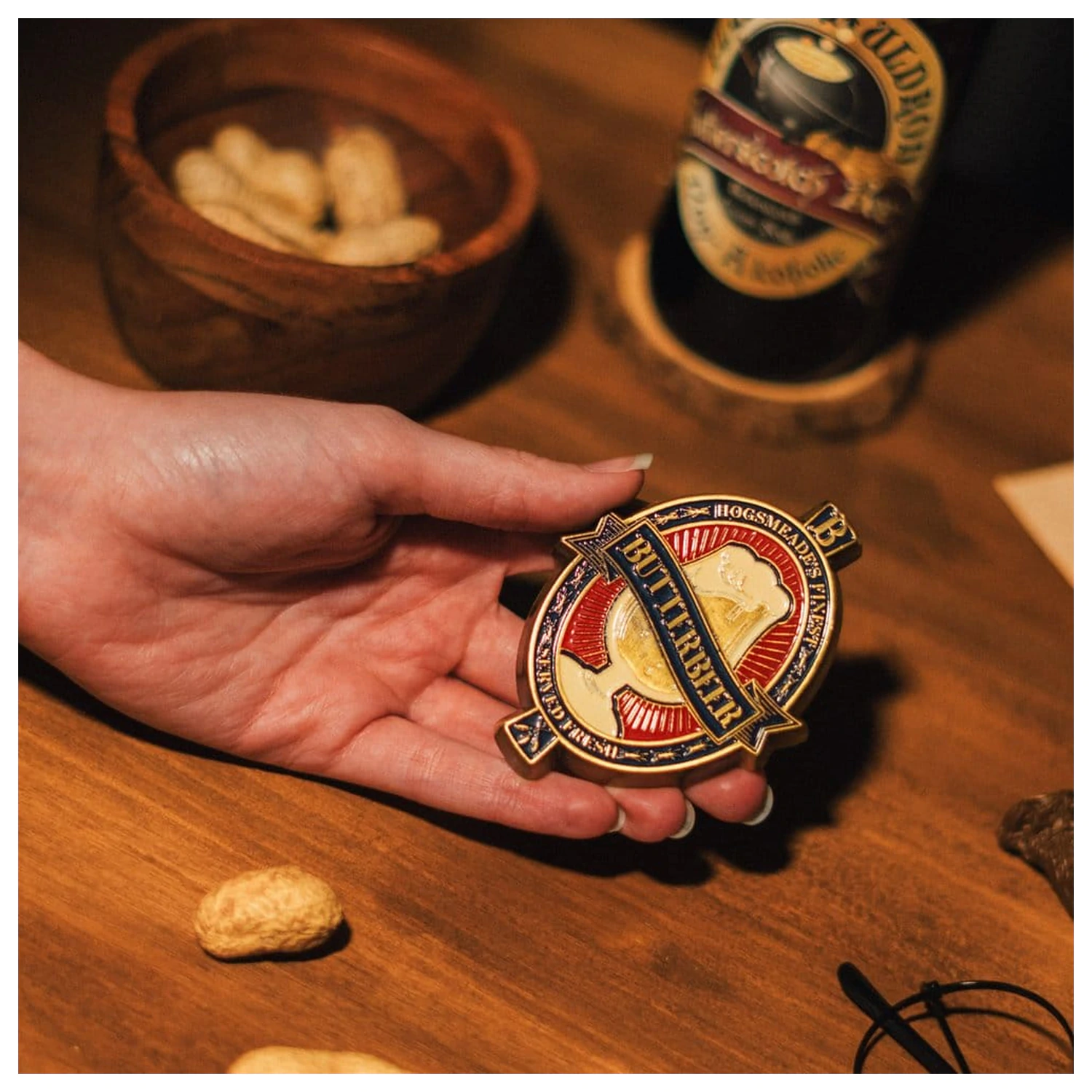 Harry Potter Butterbeer Magnet cu deschizator de sticle poza produsului