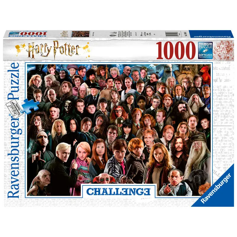 Harry Potter Challenge Puzzle tip jigsaw Cast (1000 piese) poza produsului