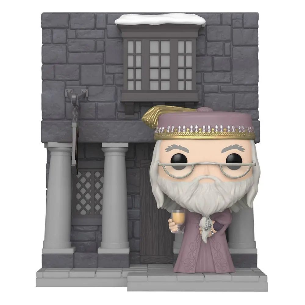 Harry Potter - Camera Secretelor Aniversară POP! Figurina Deluxe de Vinil Hogsmeade - Capul de Mistreț cu Dumbledore 9 cm poza produsului