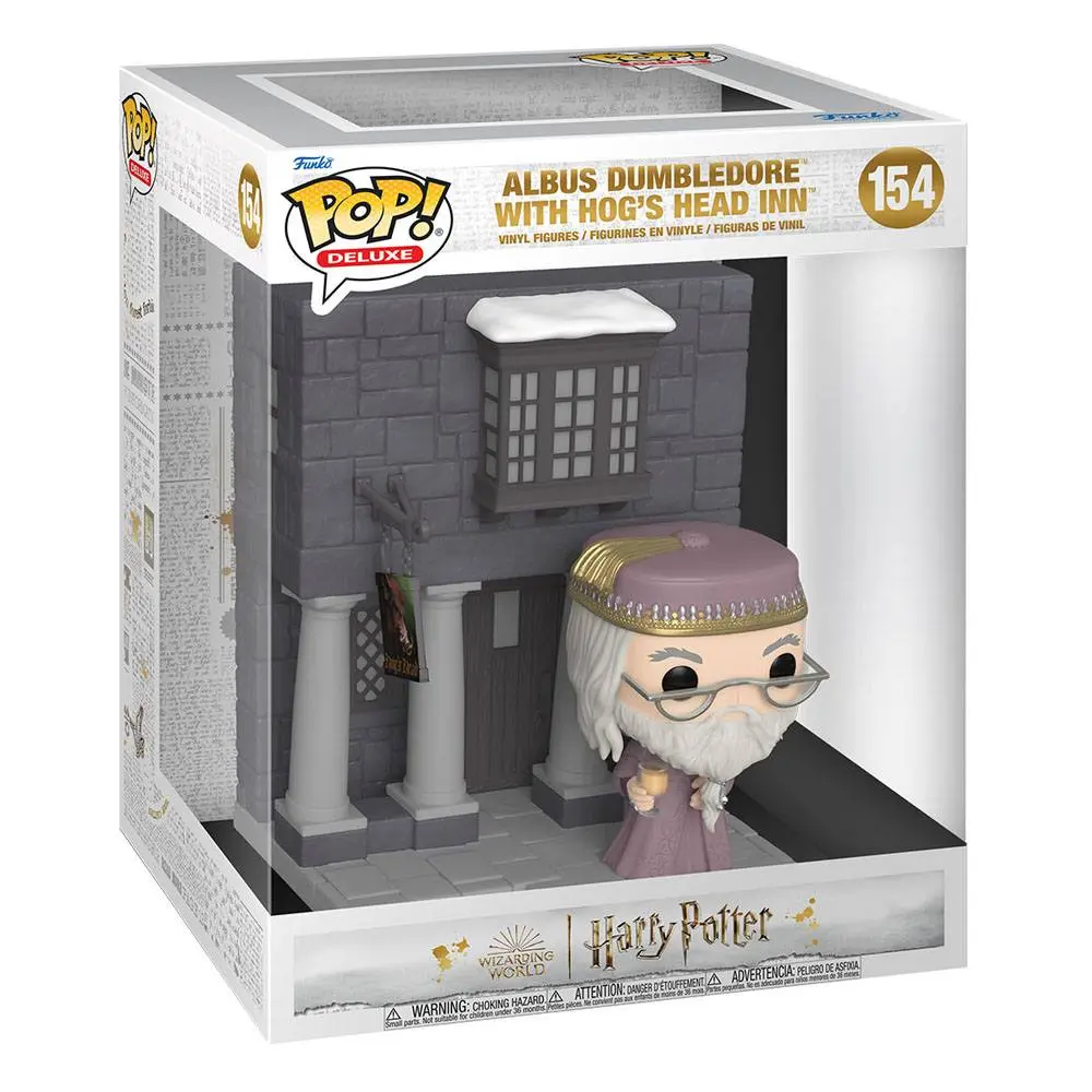 Harry Potter - Camera Secretelor Aniversară POP! Figurina Deluxe de Vinil Hogsmeade - Capul de Mistreț cu Dumbledore 9 cm poza produsului