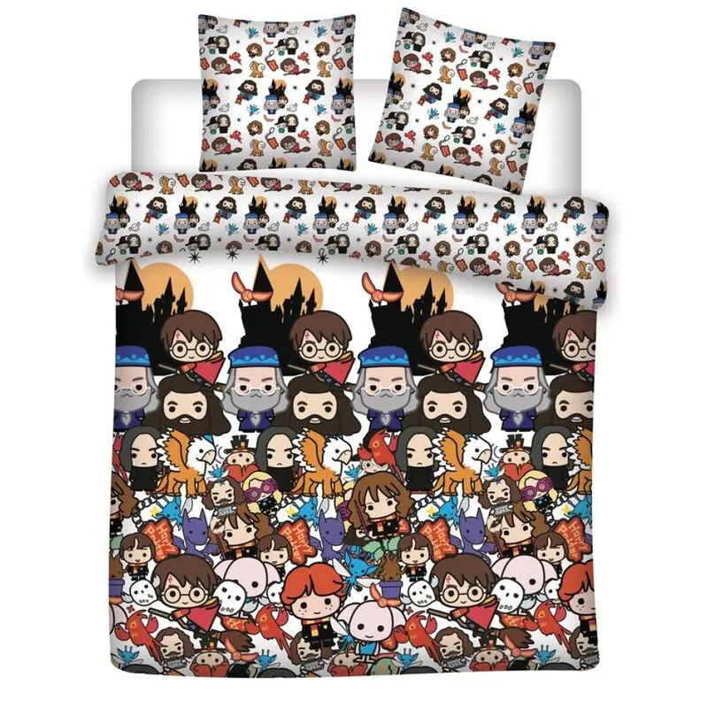 Harry Potter Chibi microfibra husa pilota pat 135cm poza produsului