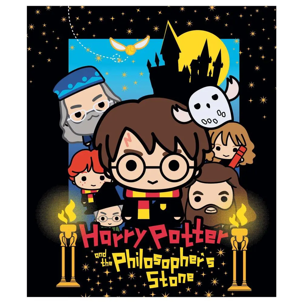 Harry Potter Chibi premium pătură coral premium poza produsului