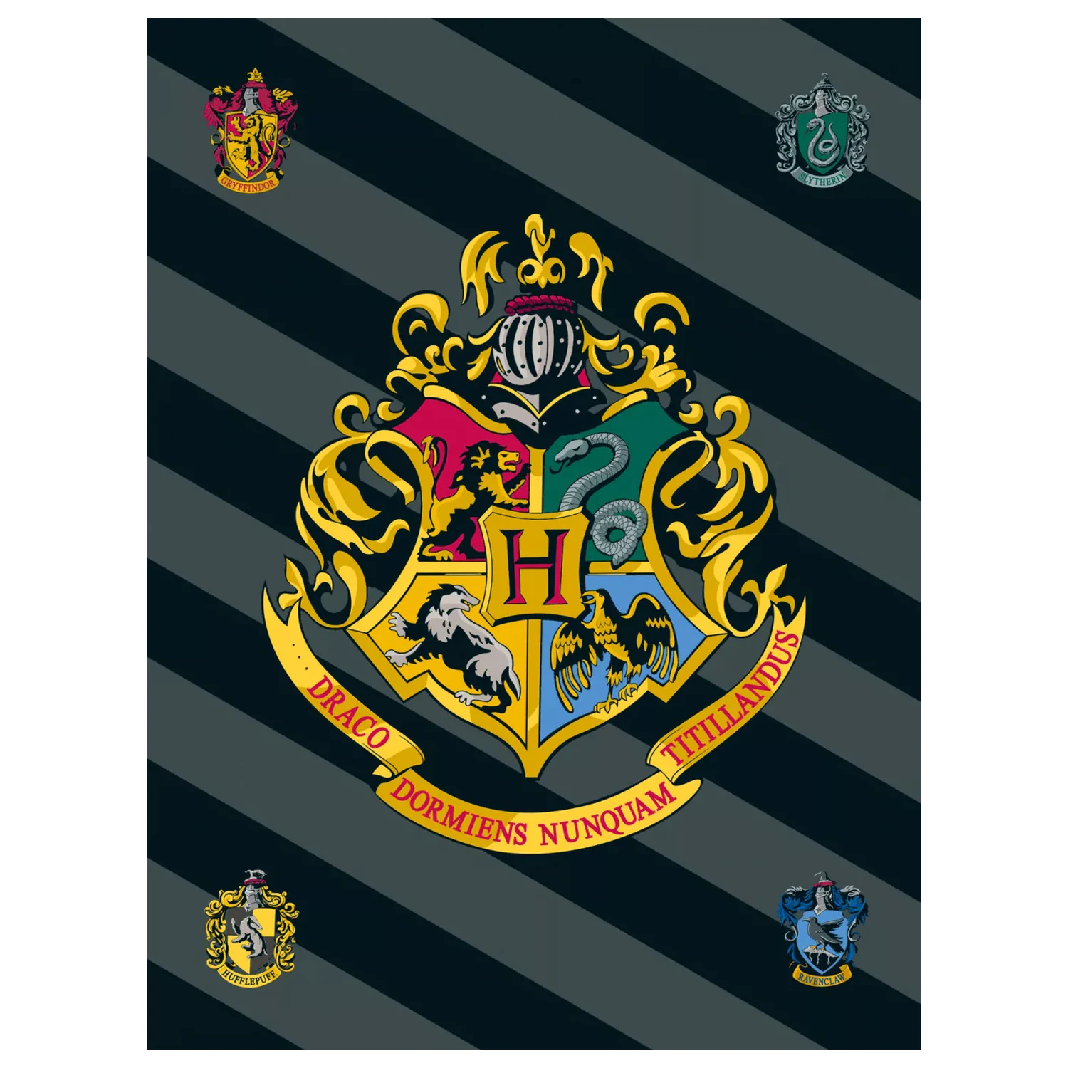 Harry Potter Crest pătura fleece 100x150cm poza produsului