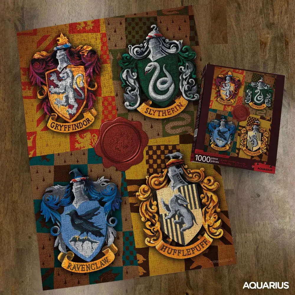 Harry Potter Jigsaw Puzzle Crests (1000 piese) poza produsului