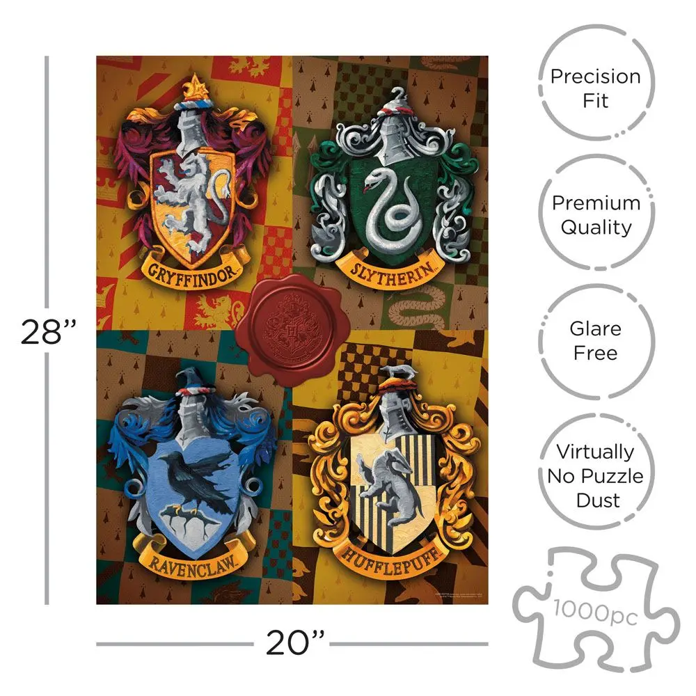 Harry Potter Jigsaw Puzzle Crests (1000 piese) poza produsului