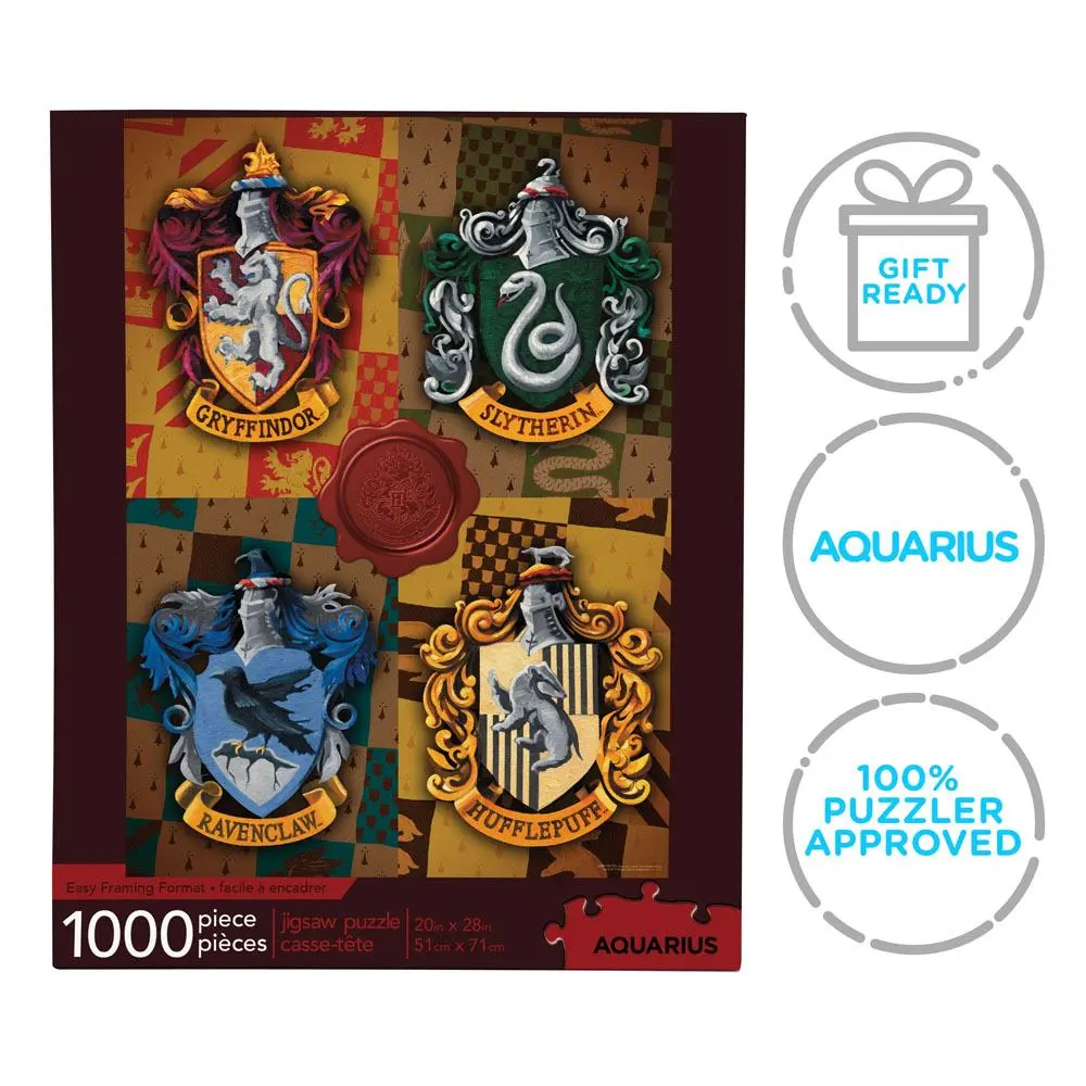Harry Potter Jigsaw Puzzle Crests (1000 piese) poza produsului
