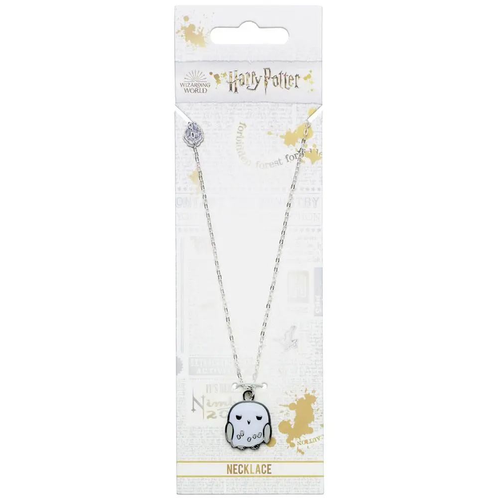 Harry Potter Cutie Collection Colier & Charm Hedwig (placat argint) poza produsului