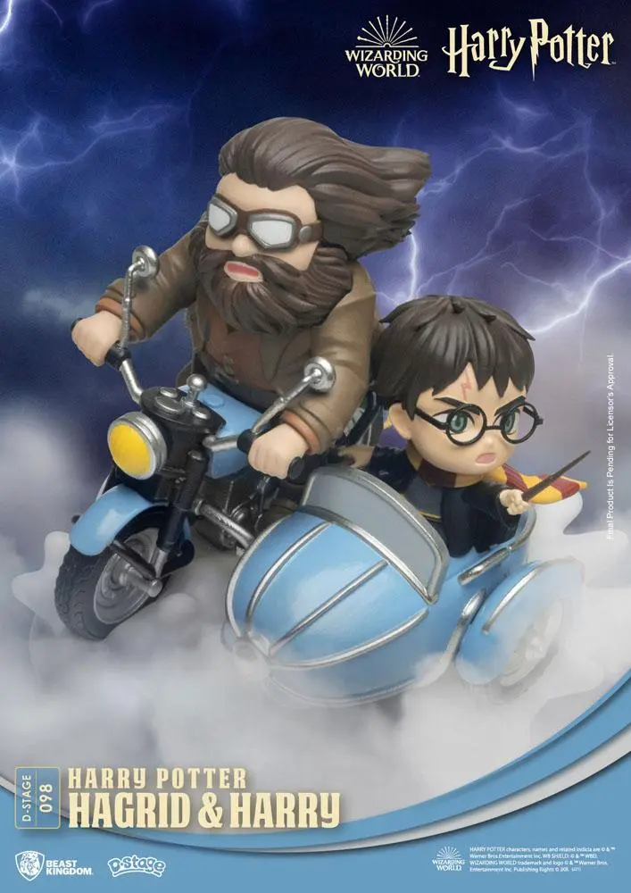 Harry Potter D-Stage PVC Diorama Hagrid & Harry New Version 15 cm poza produsului