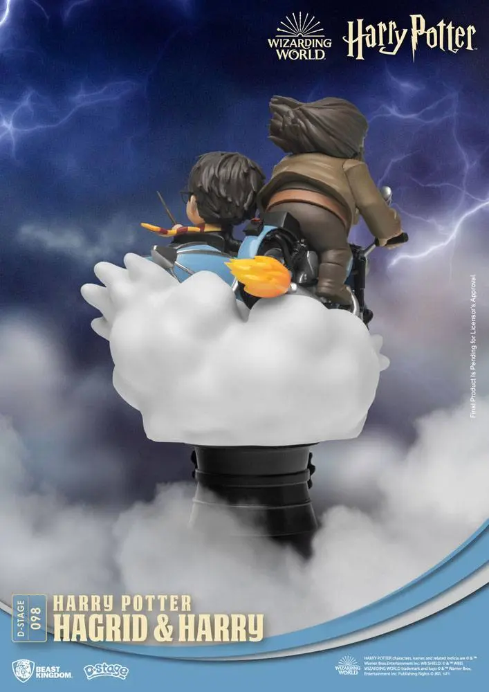Harry Potter D-Stage PVC Diorama Hagrid & Harry New Version 15 cm poza produsului