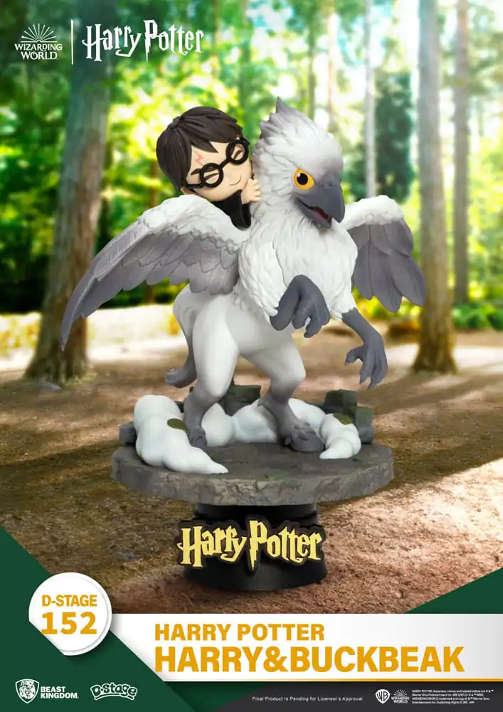 Harry Potter D-Stage PVC Diorama Harry & Buckbeak 16 cm poza produsului