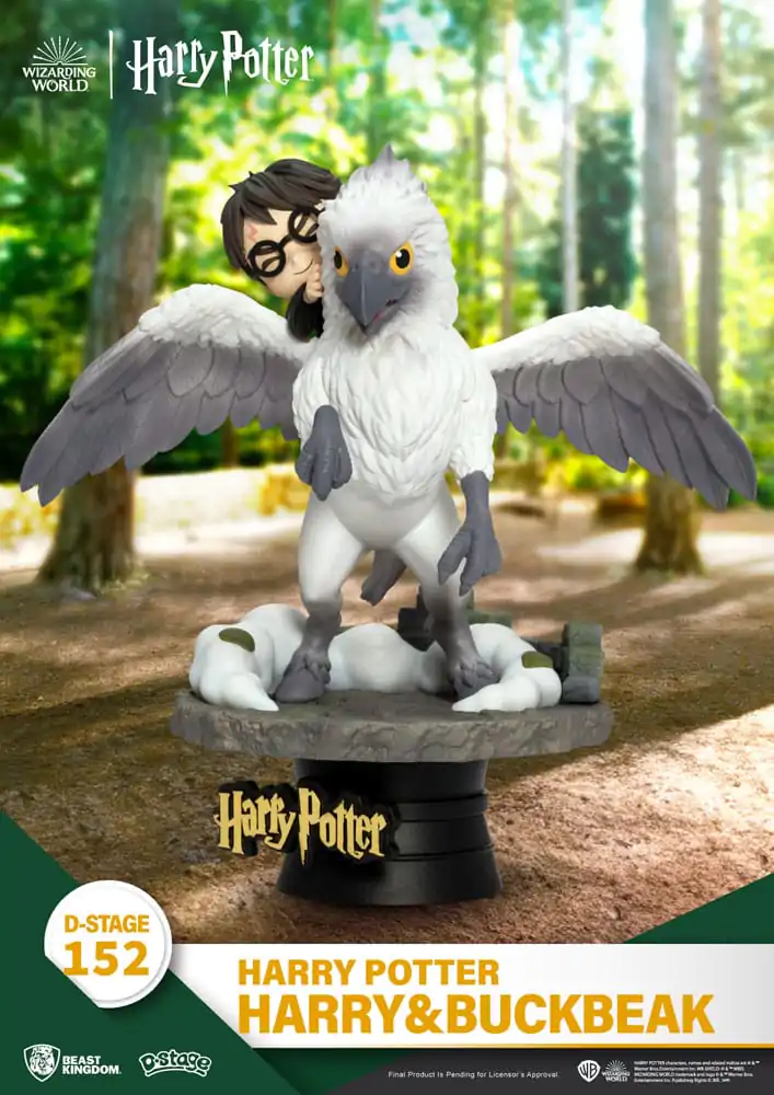 Harry Potter D-Stage PVC Diorama Harry & Buckbeak 16 cm poza produsului