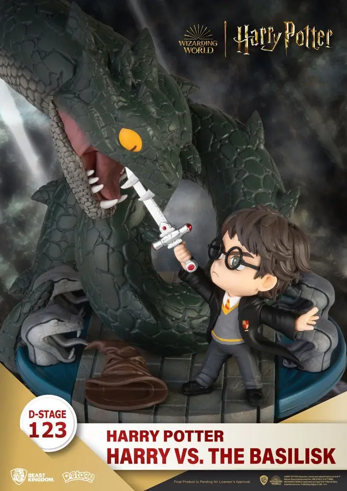 Harry Potter D-Stage PVC Diorama Harry vs. the Basilisk 16 cm poza produsului