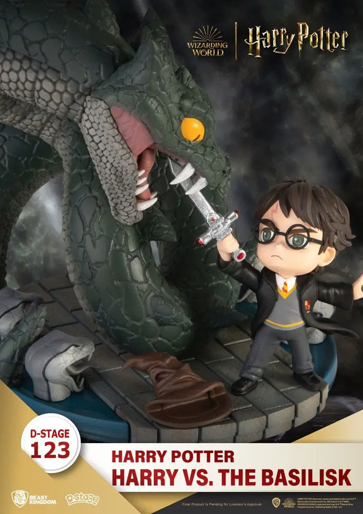 Harry Potter D-Stage PVC Diorama Harry vs. the Basilisk 16 cm poza produsului