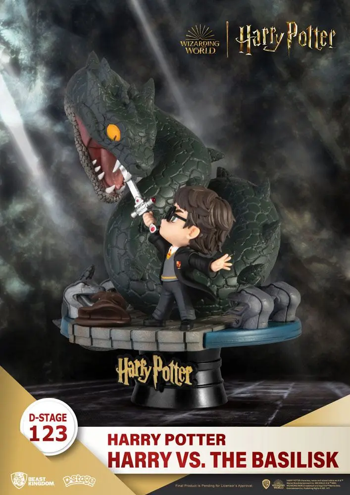 Harry Potter D-Stage PVC Diorama Harry vs. the Basilisk 16 cm poza produsului