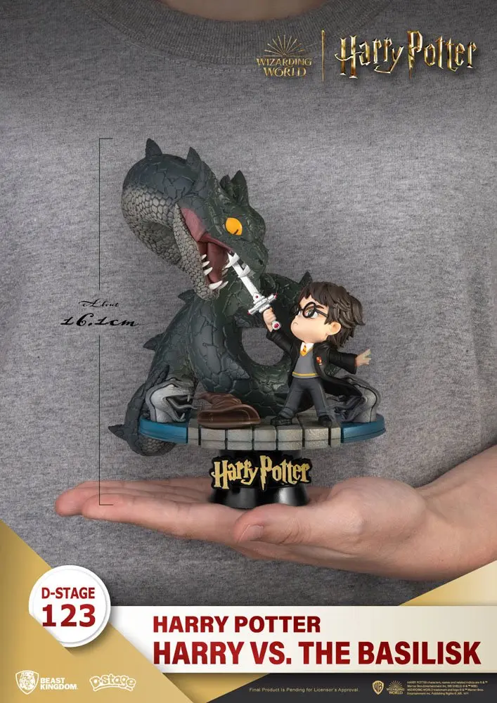 Harry Potter D-Stage PVC Diorama Harry vs. the Basilisk 16 cm poza produsului