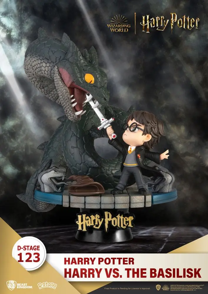 Harry Potter D-Stage PVC Diorama Harry vs. the Basilisk 16 cm poza produsului
